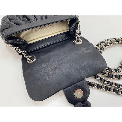 CHANEL Matelasse Shoulder Bag black WS34088