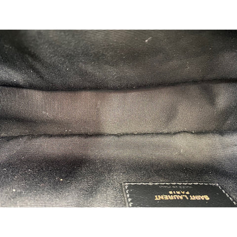 SAINT LAURENT PARIS Calypso Shoulder Bag black WS34092