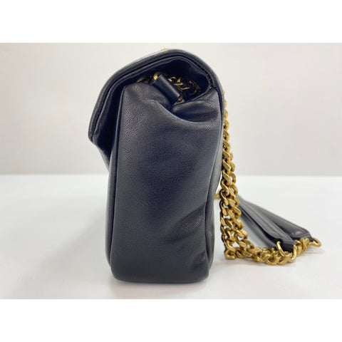 SAINT LAURENT PARIS Calypso Shoulder Bag black WS34092