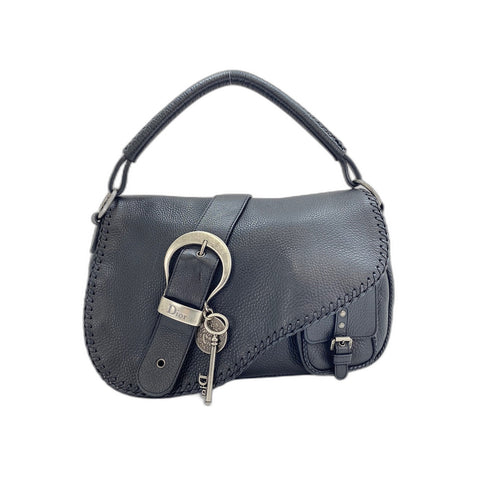 Christian Dior Gaucho Shoulder Bag black WS34093