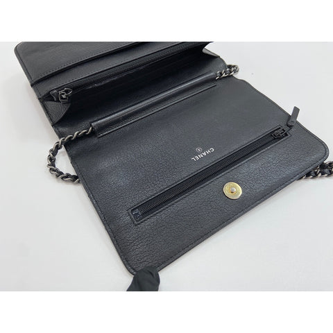 CHANEL Brilliant Matelasse Shoulder Bag black WS34097