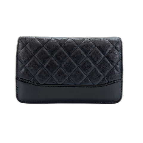 CHANEL Brilliant Matelasse Shoulder Bag black WS34097
