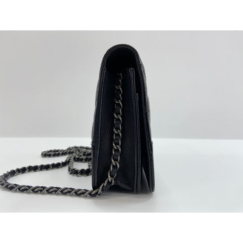 CHANEL Brilliant Matelasse Shoulder Bag black WS34097
