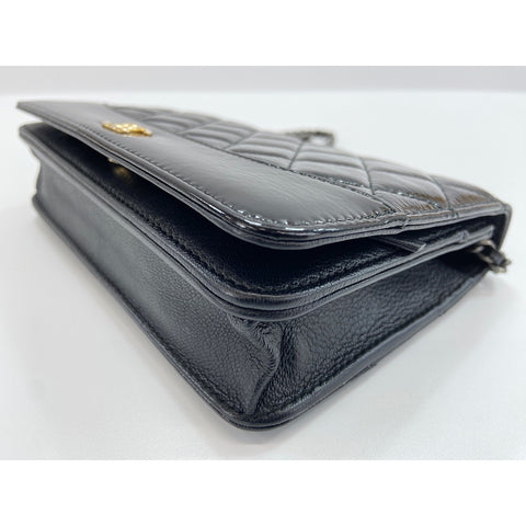 CHANEL Brilliant Matelasse Shoulder Bag black WS34097
