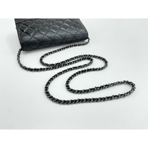 CHANEL Brilliant Matelasse Shoulder Bag black WS34097