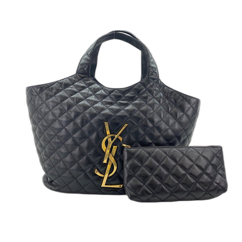 SAINT LAURENT PARIS Ikar Maxi Tote Bag black WS34100