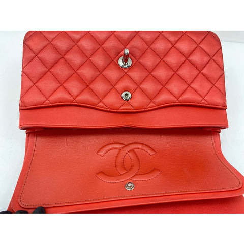 CHANEL Matelasse Shoulder Bag Red WS34101