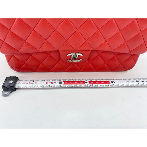 CHANEL Matelasse Shoulder Bag Red WS34101