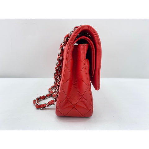 CHANEL Matelasse Shoulder Bag Red WS34101