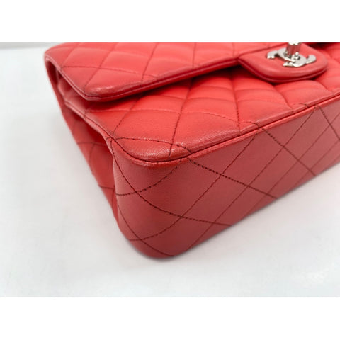 CHANEL Matelasse Shoulder Bag Red WS34101