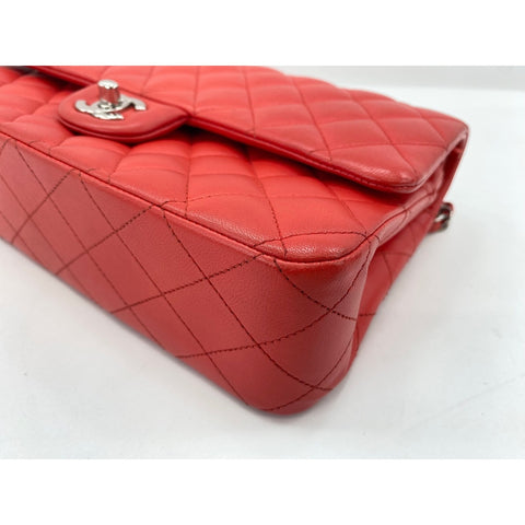 CHANEL Matelasse Shoulder Bag Red WS34101