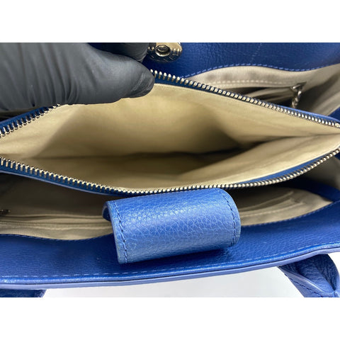 CHANEL Neo Executive Handbag blue WS34103
