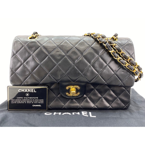CHANEL Matelasse Shoulder Bag black WS34107