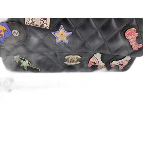 CHANEL Matelasse Shoulder Bag black WS34110