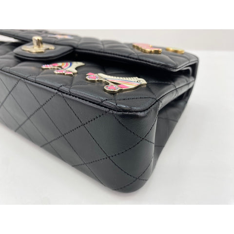 CHANEL Matelasse Shoulder Bag black WS34110