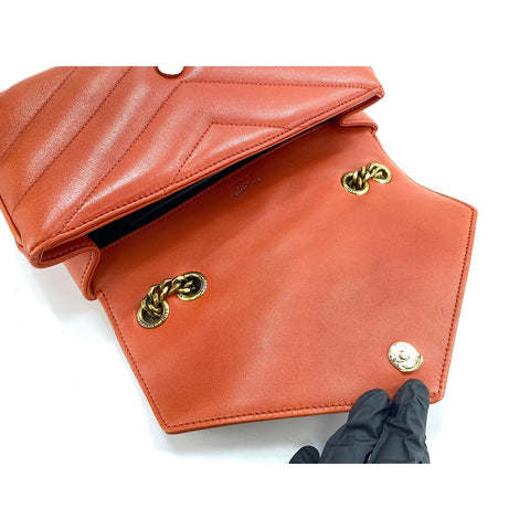 SAINT LAURENT PARIS Shoulder Bag Orange WS34112