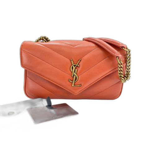 SAINT LAURENT PARIS Shoulder Bag Orange WS34112