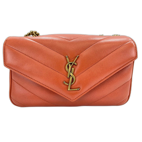 SAINT LAURENT PARIS Shoulder Bag Orange WS34112