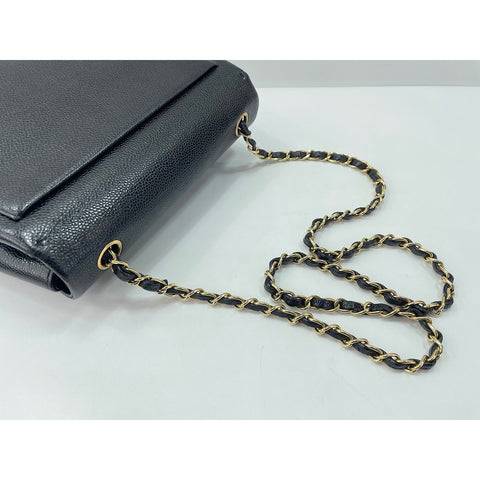 CHANEL Trapeze Shoulder Bag black WS34114