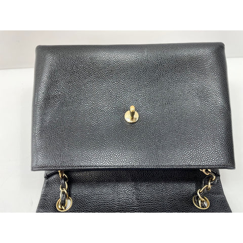 CHANEL Trapeze Shoulder Bag black WS34114
