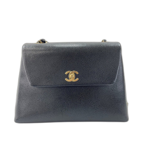 CHANEL Trapeze Shoulder Bag black WS34114
