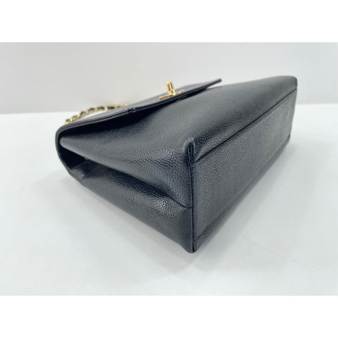 CHANEL Trapeze Shoulder Bag black WS34114