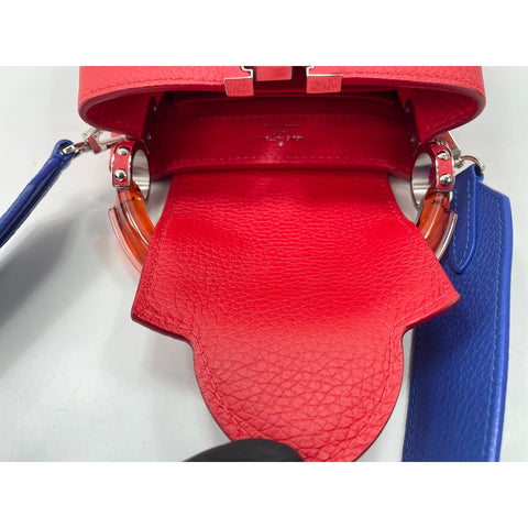 LOUIS VUITTON Capusine Shoulder Bag Red WS34115