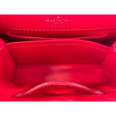 LOUIS VUITTON Capusine Shoulder Bag Red WS34115