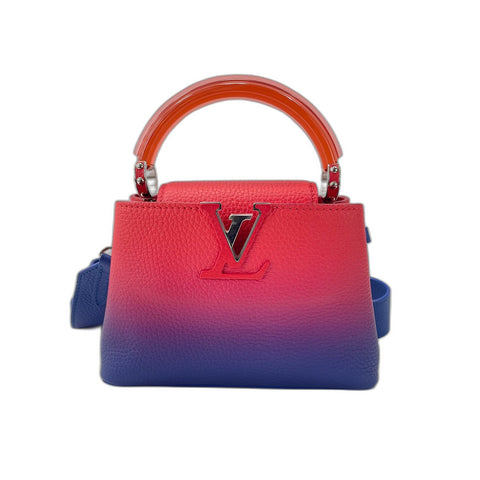 LOUIS VUITTON Capusine Shoulder Bag Red WS34115