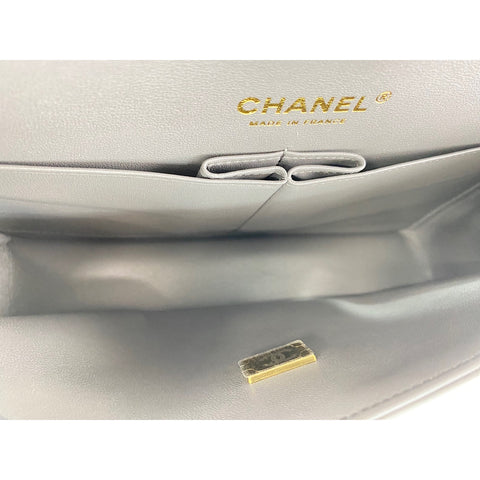 CHANEL Matelasse Shoulder Bag gray WS34119