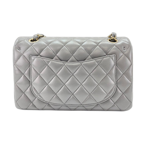 CHANEL Matelasse Shoulder Bag gray WS34119