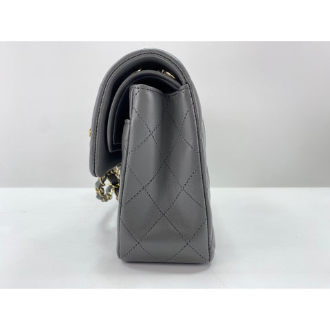 CHANEL Matelasse Shoulder Bag gray WS34119