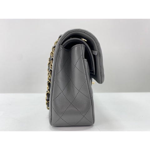 CHANEL Matelasse Shoulder Bag gray WS34119