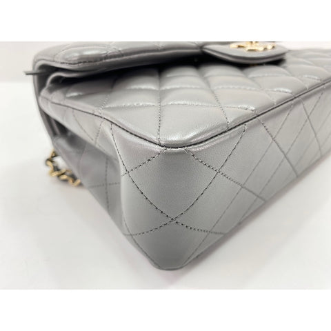 CHANEL Matelasse Shoulder Bag gray WS34119