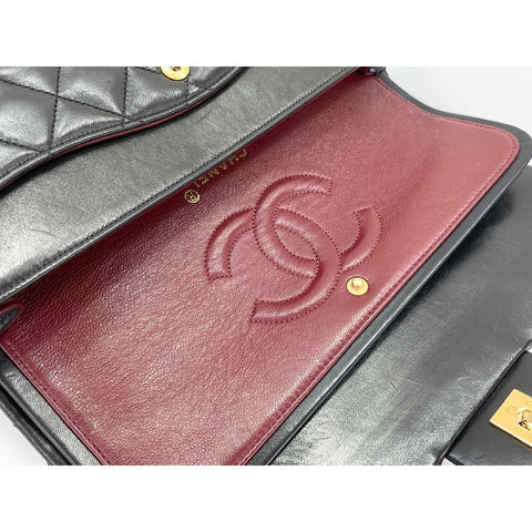CHANEL Matelasse Shoulder Bag black WS34120