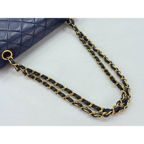 CHANEL Matelasse Shoulder Bag Navy WS34121