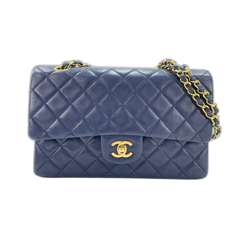 CHANEL Matelasse Shoulder Bag Navy WS34121
