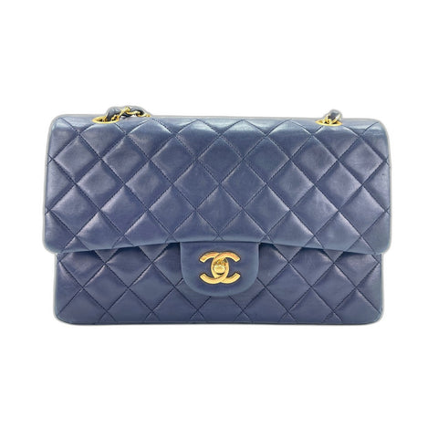CHANEL Matelasse Shoulder Bag Navy WS34121