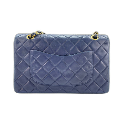 CHANEL Matelasse Shoulder Bag Navy WS34121