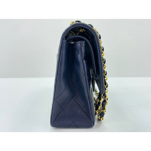 CHANEL Matelasse Shoulder Bag Navy WS34121