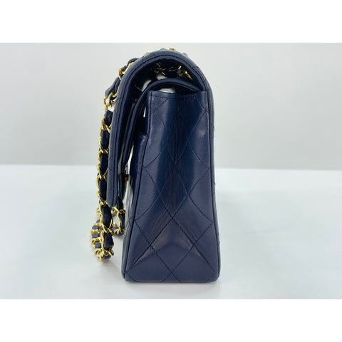 CHANEL Matelasse Shoulder Bag Navy WS34121