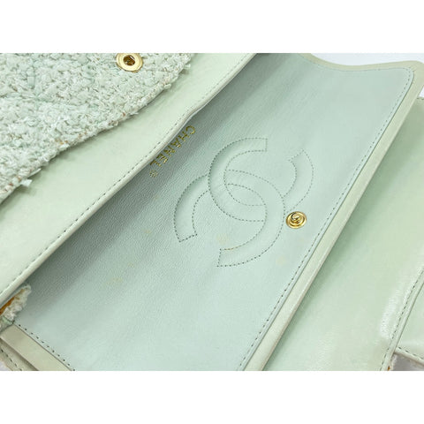 CHANEL Matelasse Shoulder Bag blue WS34123