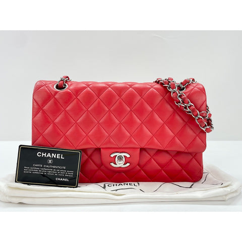 CHANEL Matelasse Shoulder Bag Red WS34124