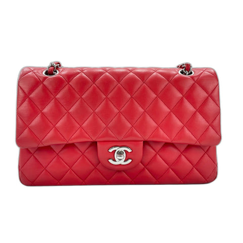 CHANEL Matelasse Shoulder Bag Red WS34124