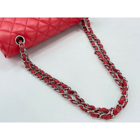 CHANEL Matelasse Shoulder Bag Red WS34124