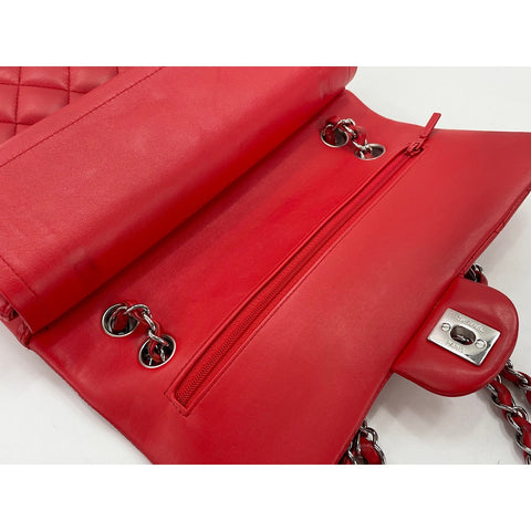 CHANEL Matelasse Shoulder Bag Red WS34124