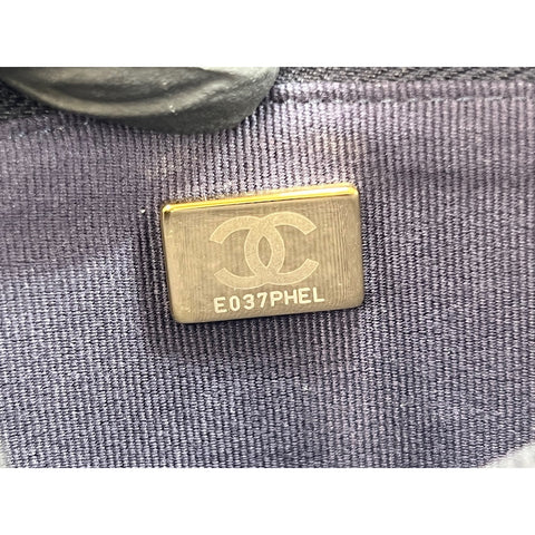 CHANEL Matelasse Shoulder Bag Navy WS34126