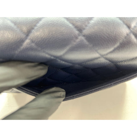 CHANEL Matelasse Shoulder Bag Navy WS34126