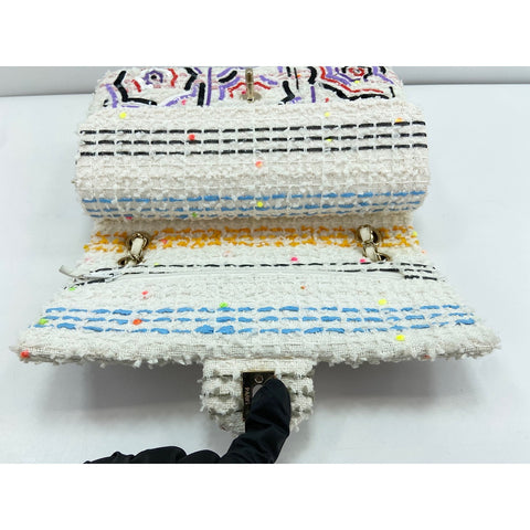 CHANEL Sequin Shoulder Bag multicolor WS34129