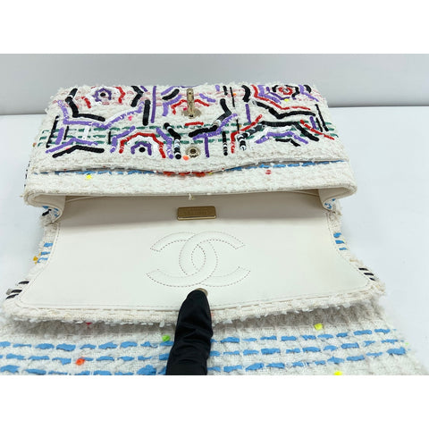 CHANEL Sequin Shoulder Bag multicolor WS34129
